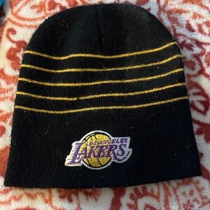 Los Angeles Lakers Black and Gold Beanie